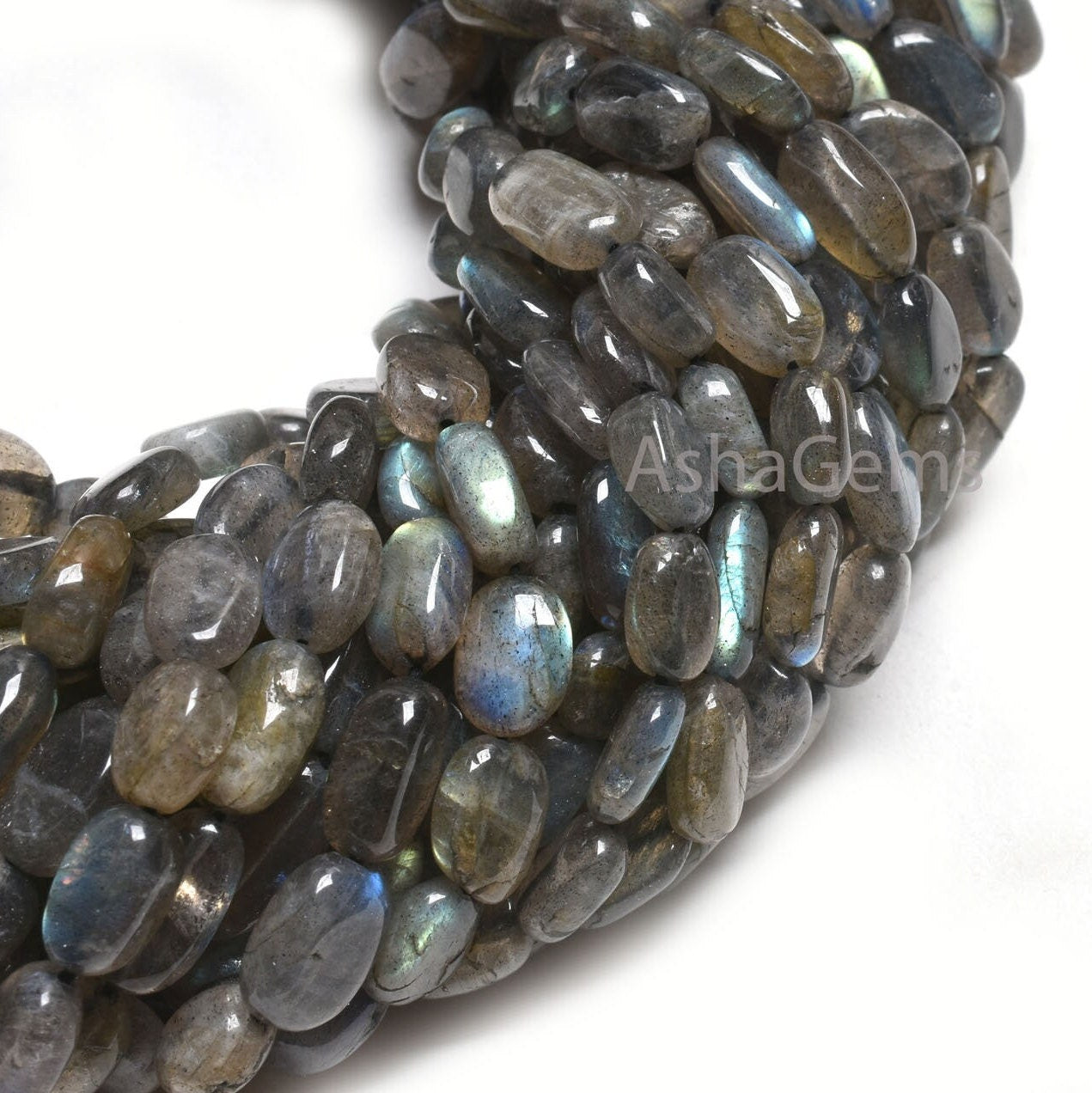 Natural Fire Labradorite Smooth Nugget Shape Beads, Flashy Labradorite Plain Tumble Handmade Gemstone Beads, Labradorite Bead Jewelry Crafts