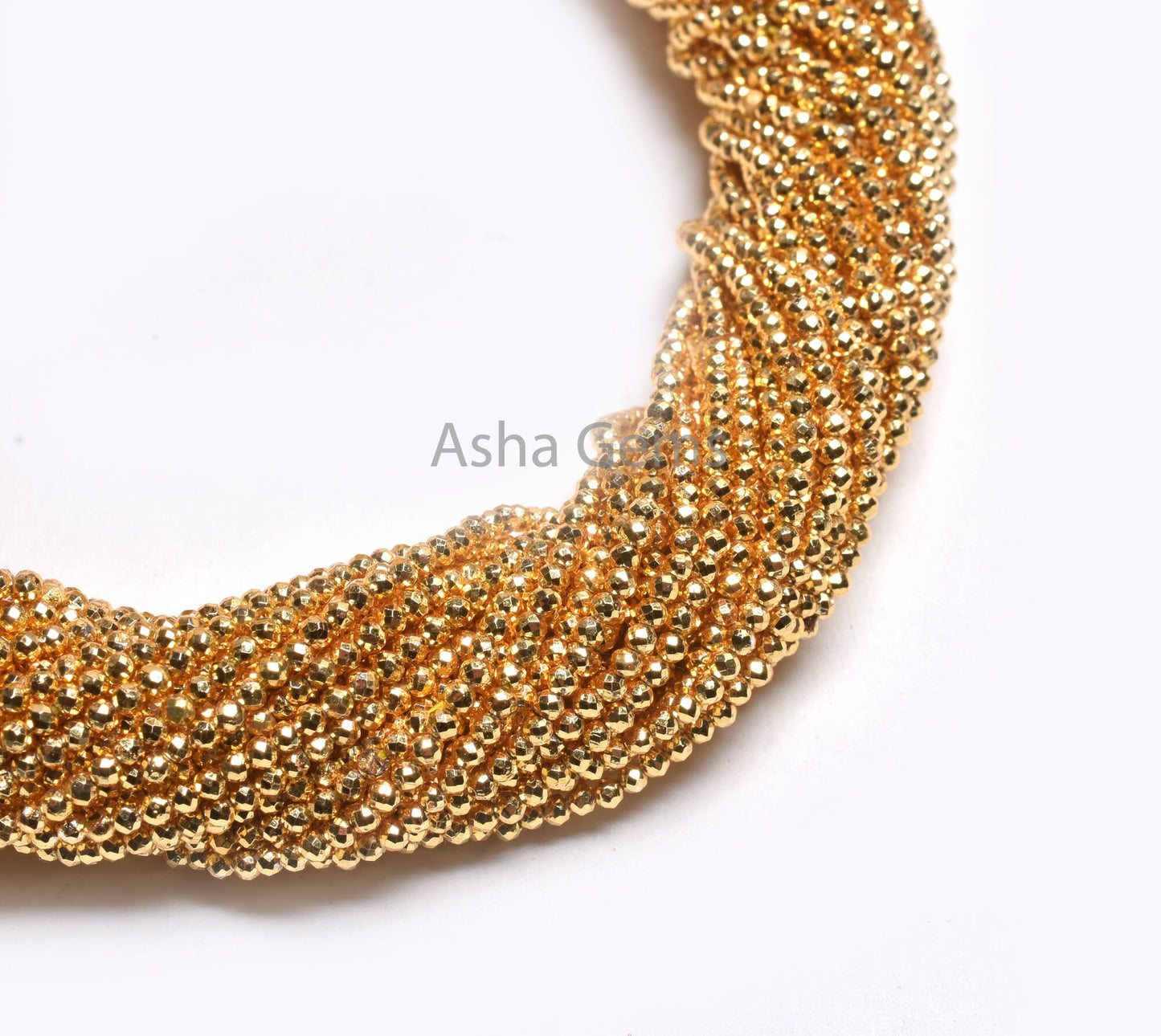 13" Strand Beautiful Natural Golden Pyrite Coated Micro Cut Rondelle Faceted Gemstone Beads,2.2mm AAA Quality pyrite bead Jewelry Craft SALE