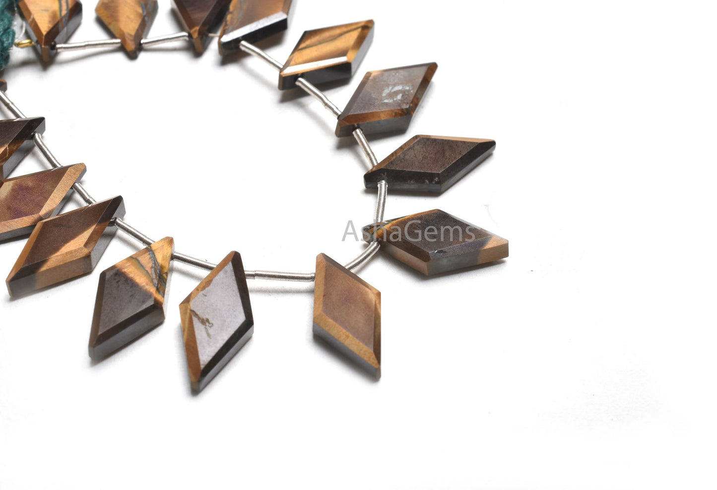 Natural Tiger Eye Fancy Rhombus Shape Faceted Beads,9-18 mm Fine Tiger Eye Side Drill Rhombus Gemstone Loose Beads Jewelry making Craft SALE