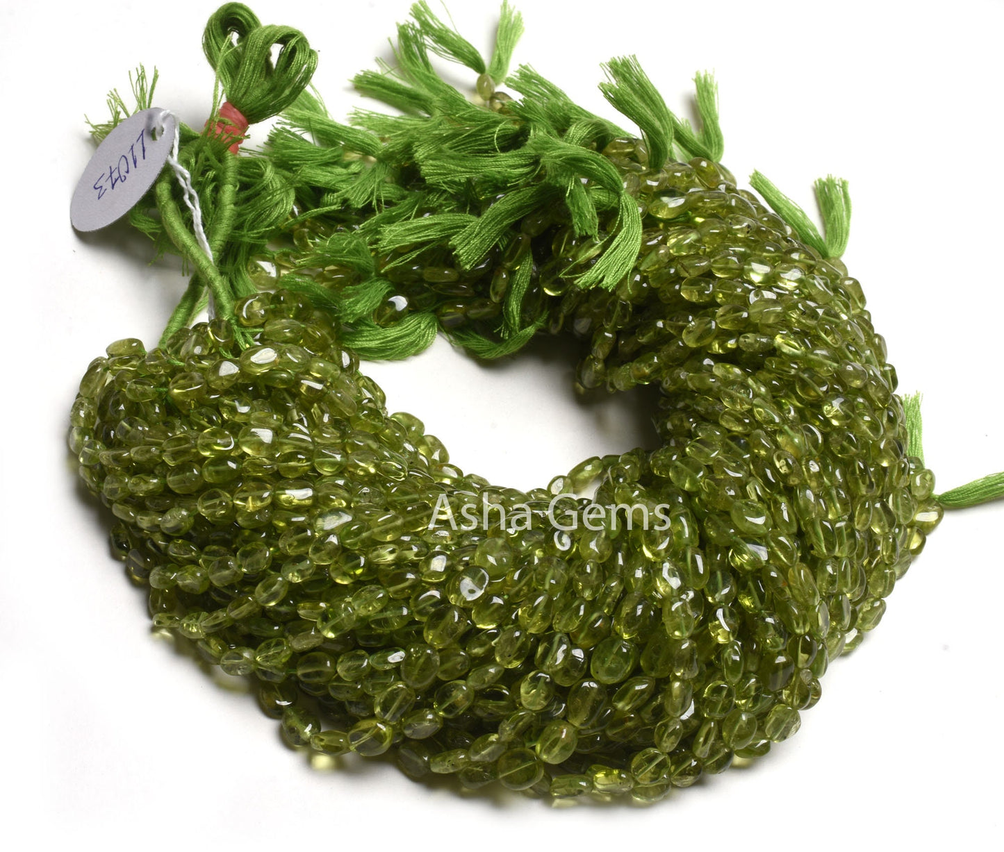 Natural Peridot Smooth Oval Gemstone Beads, Fine Green Peridot Plain Handmade Oval Beads Straight Drill Peridot Bead Jewelry Handicraft SALE