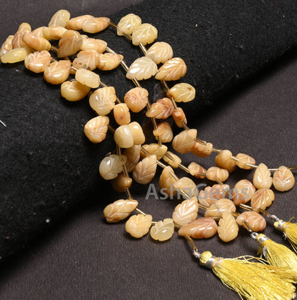 Fine Quality Yellow Opal Carving Pear shape beads,9" Shaded Yellow Opal Carved Teardrop Gemstone Fancy beads, Opal Carve beads jewelry Craft
