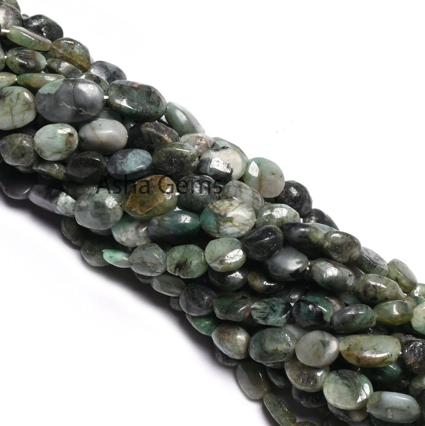 Natural Sakota Emerald Smooth Oval Handmade Beads, Shaded Green Emerald Oval Uneven Shape Gemstone Loose Beads, Emerald Bead Jewelry makings