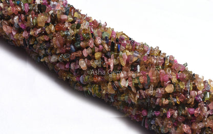 Fine Quality Tourmaline Uncut Chip Gemstone Beads, Multi Disco Tourmaline Uncut Raw Rough Beads, Natural Tourmaline Beads Jewelry Craft SALE