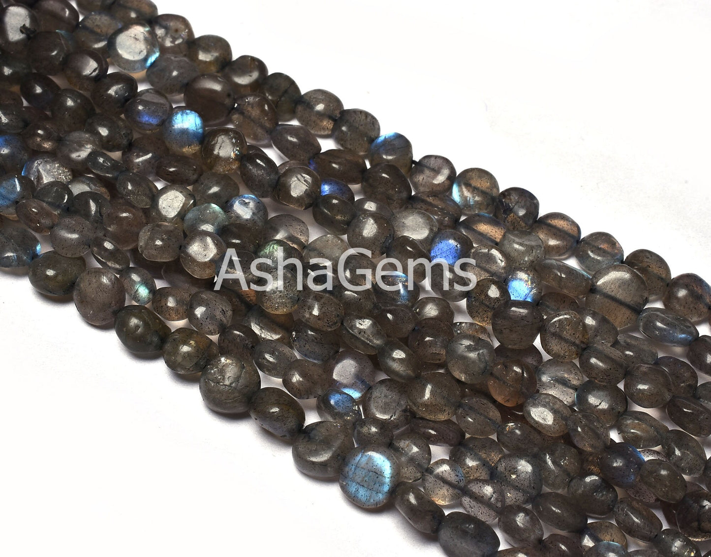 13"Strand Flashy Fire  Labradorite Gemstone Beads, Natural Blue Flash Labradorite Smooth Coin Shape Black Rainbow Beads Handmade Coin Beads,