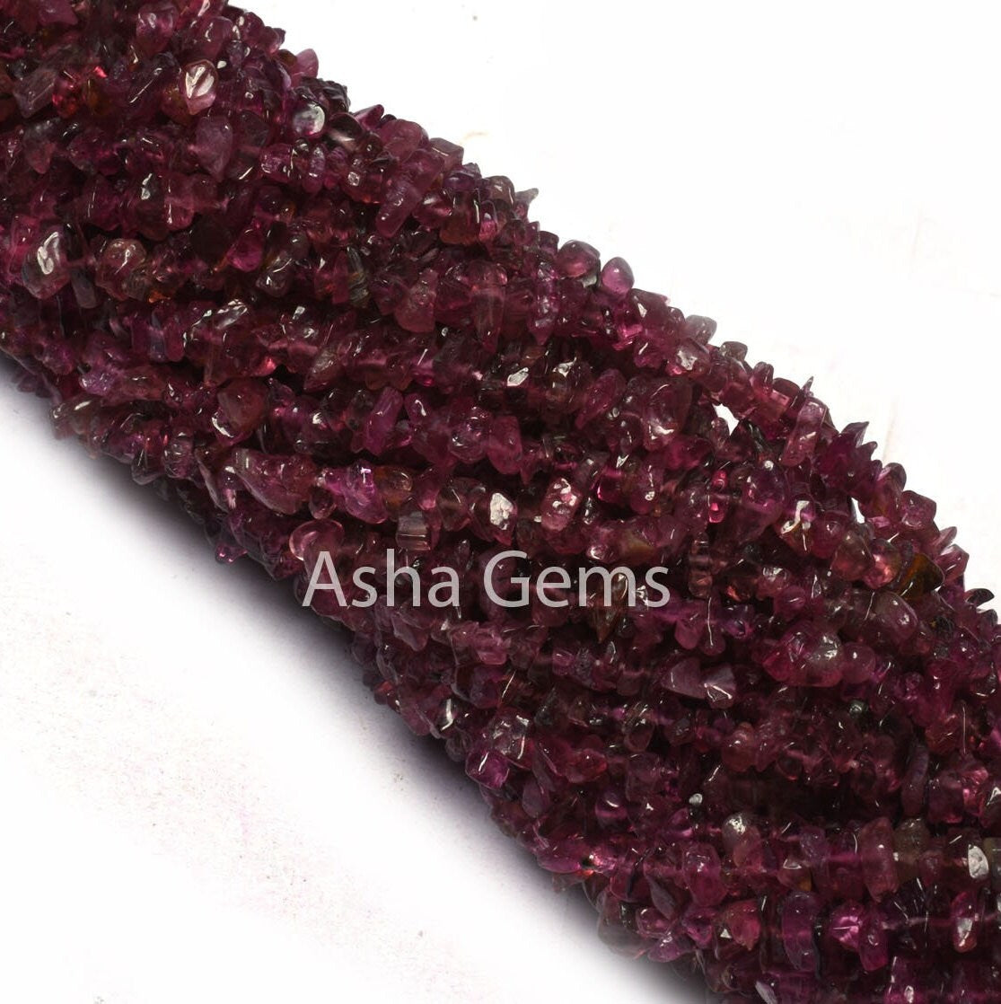 34 Inch Strand Natural Pink Tourmaline Gemstone Uncut Chips Raw Beads,Pink Tourmaline Smooth Nugget Rough Beads,Tourmaline,Uncut Chips Beads