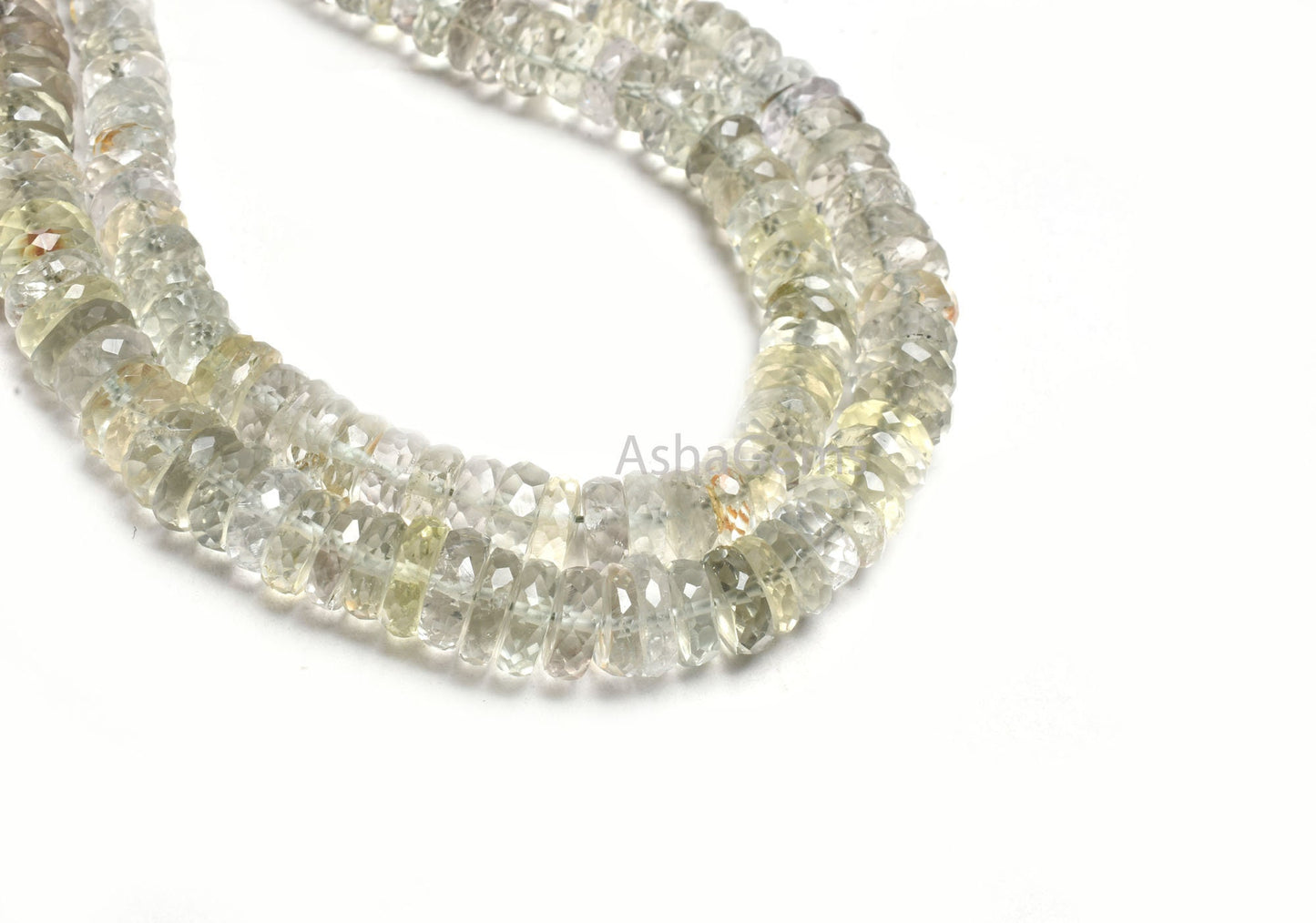 Natural Blue Aquamarine Heishi Tyre Faceted Beads,5.5-8 mm Aquamarine Center Drill Flat Wheel Shape Gemstone Beads, Aquamarine Beads Jewelry