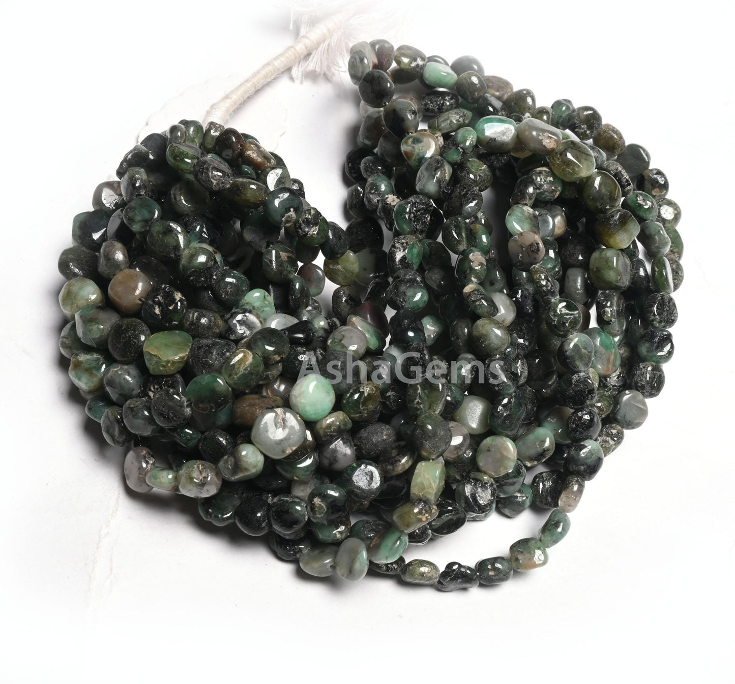 Natural Emerald Smooth Coin Shape Beads Gemstone Sakota Emerald Beads, Shaded Green Emerald Handmade Coin Straight Drill Beads Jewelry SALE