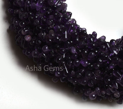 Purple Amethyst Smooth Uneven Drop Shape Beads,13"Strand Natural Amethyst Beads,3.5-7.5mm African Amethyst Plain Handmade Teardrop Bead SALE
