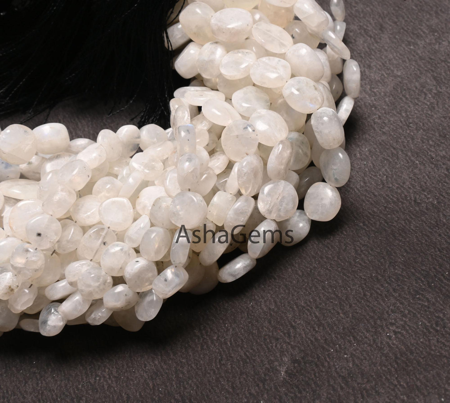 Natural Rainbow Moonstone Coin Shape Handmade Beads,8" Blue Fire rainbow Moonstone Plain Uneven Coin Gemstone rainbow moonstone Bead Jewelry