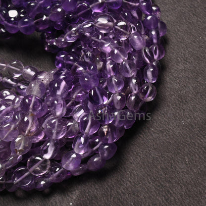 Fine Quality Amethyst Smooth Coin Shape Gemstone Loose Beads, Shaded Purple amethyst Plain Coin Handmade Bead, Natural Amethyst Jewelry SALE