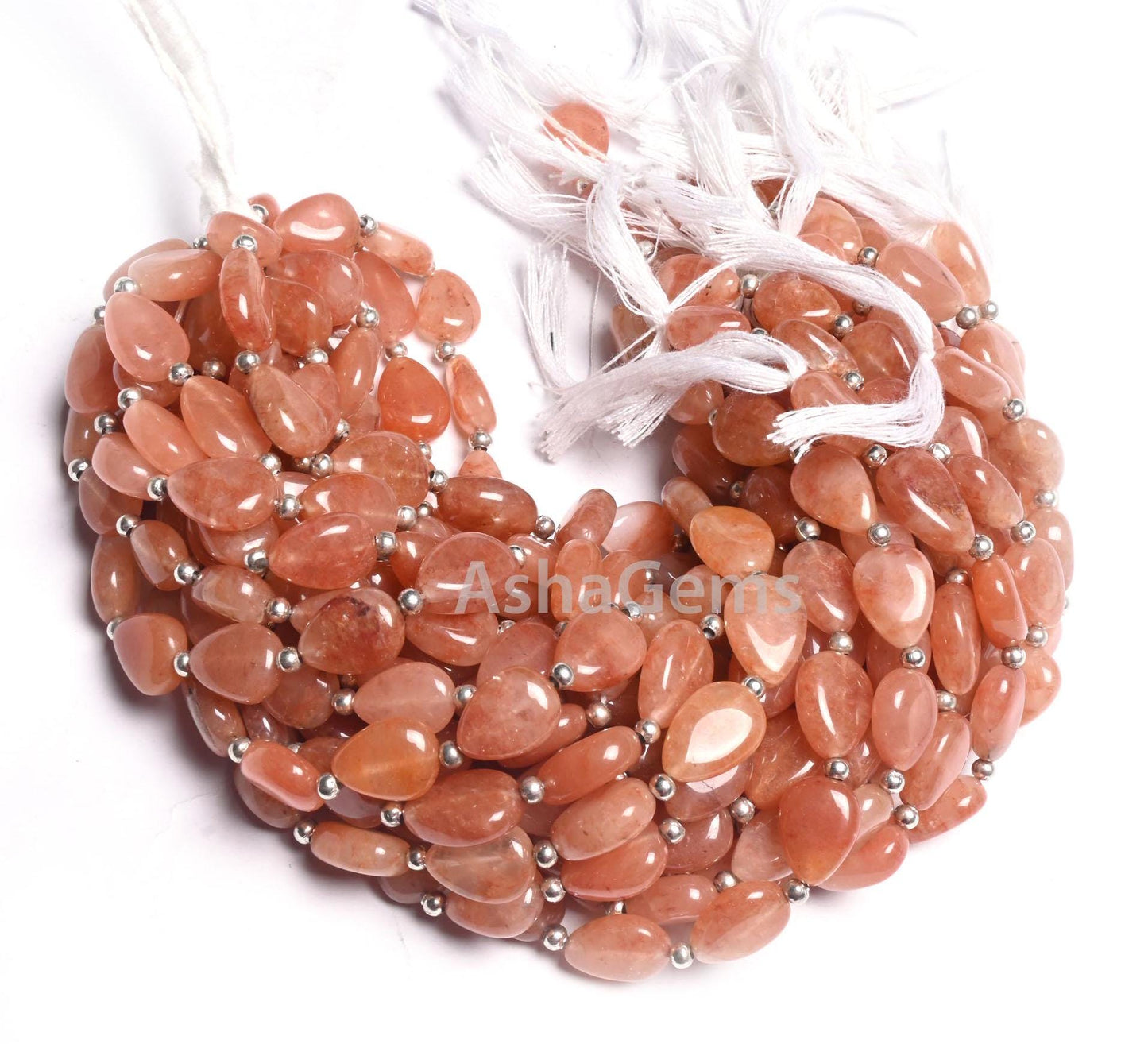 9" Fine Quality Pink Quartz Pear Shape handmade Beads, Pink Quartz Fancy Teardrop Smooth Gemstone Straight Drill Beads Jewelry making Crafts