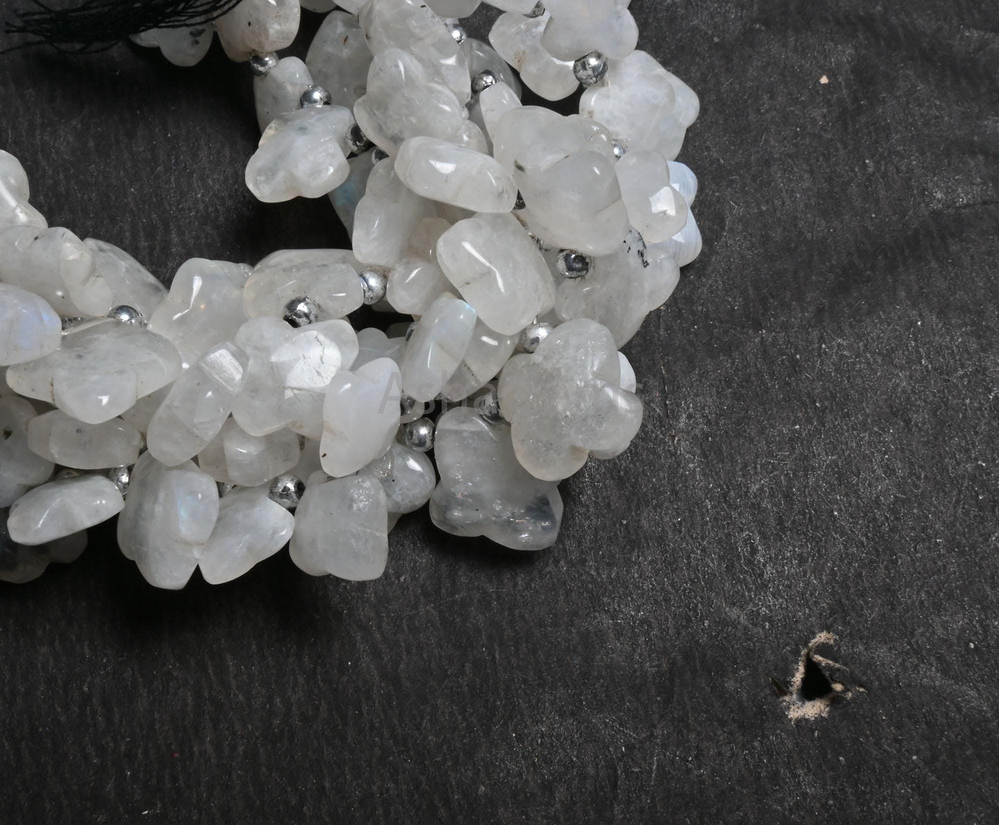 Beautiful Flashy Rainbow Moonstone carving Flower smooth Handmade Beads, Natural Blue Fire Rainbow carve Fancy Gemstone Beads Jewelry making
