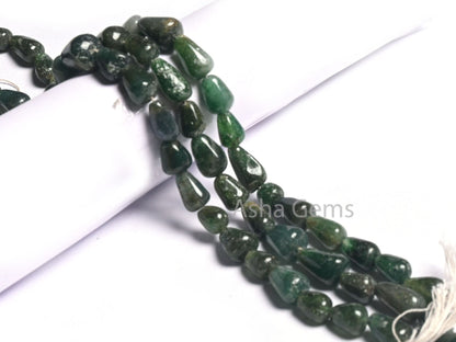 Natural Green Mica Margaj Handmade Uneven Drops Straight Drill Beads,13" Mica Teardrop smooth Gemstone Loose Beads, Margaj Bead Jewelry SALE
