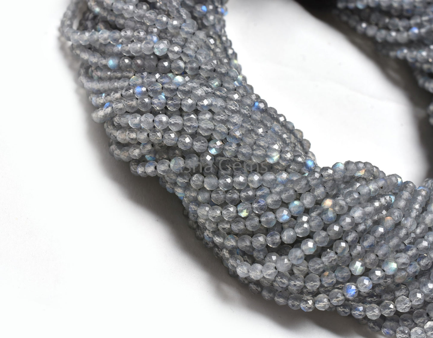 Natural Flash Labradorite Machine Cut Rondelle Beads,3.2 mm labradorite Micro Cut faceted Gemstone Beads,AAA Blue Fire Labradorite Bead SALE