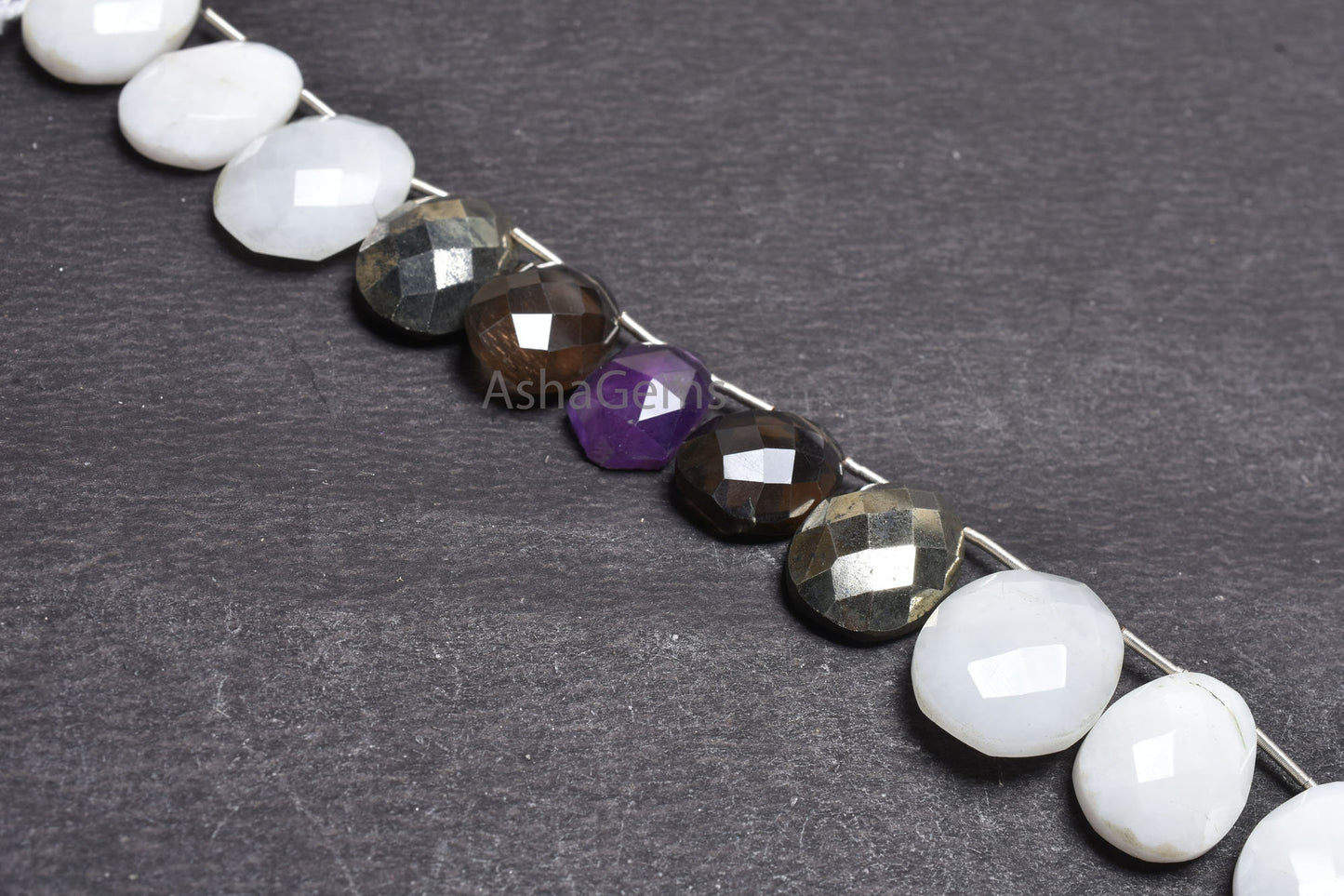 Beautiful Multi Color Stone Fancy Egg Shape Faceted Beads,10x15-15x20mm Mix Gemstone Fancy Egg Oval Side Drill Briolette Bead Jewelry Making
