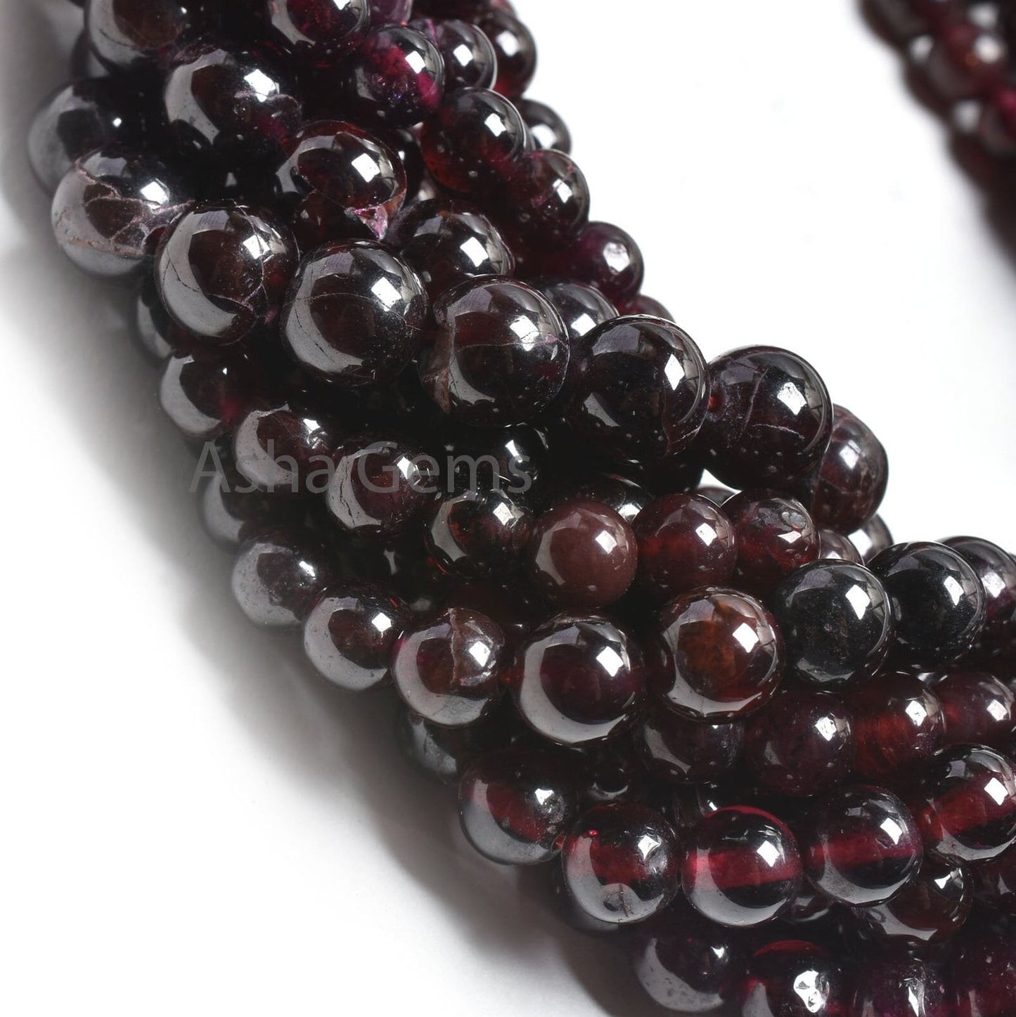 Natural Red Garnet Smooth Round Shape Gemstone Beads, Fine Garnet Beads, Garnet Plain Handmade Round Ball Beads For Necklace Jewelry Making