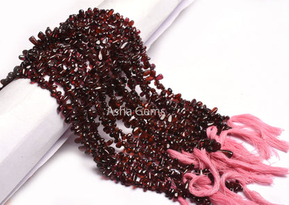 Beautiful Red garnet Drops Shape Smooth Gemstone Beads, natural Garnet Plain Handmade Uneven Drops Side Drill Bead Garnet Teardrop Bead SALE