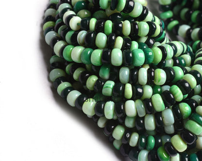 Beautiful Multi Color opal Smooth rondelle gemstone beads,16"Strand Shaded Multi Green Black opal Plain handmade Bead Fine Opal Jewelry Sale
