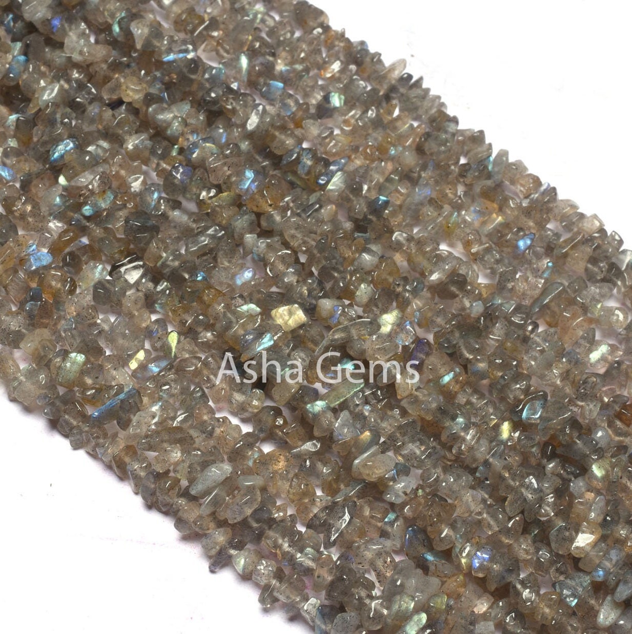 34"Strand Natural Fire Labradorite Raw Uncut Chips Beads Gemstone Grey Labradorite Chips Gemstone Rough Bead Black Rainbow Bead Jewelry SALE