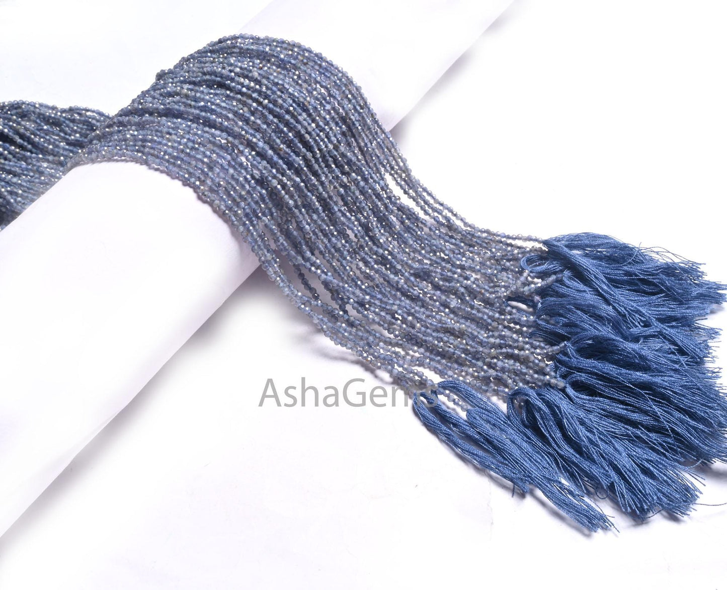 Beautiful Iolite Micro Cut Rondelle Faceted Machine Cut Gemstone Loose Beads,2mm Natural Blue Iolite Micro Cut Tiny Iolite Bead Jewelry SALE