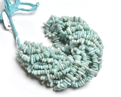 Beautiful Amazonite Uncut Chip Beads, Natural Blue Amazonite Smooth raw Rough Beads Gemstone Slice polish Big Size Uncut beads Jewelry SALE