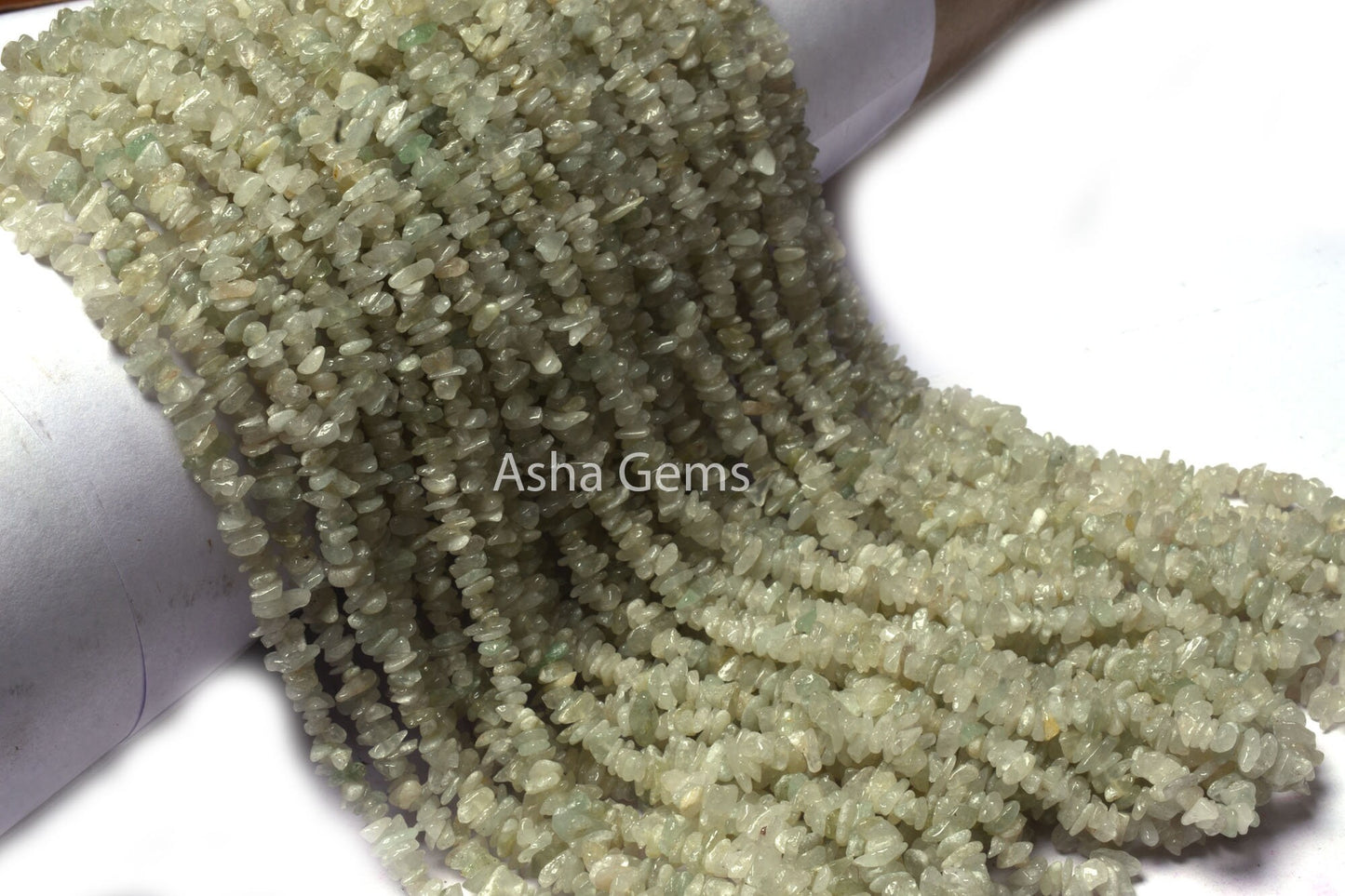 34" Strand Natural Green Aventurine Uncut Chips Angoori Margaj Smooth Raw Rough Beads Gemstone Margaj Unshape Uncut Beads Jewelry Craft sale