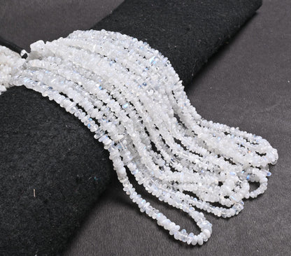 Natural blue Fire rainbow Moonstone Uncut Chip Beads, Flashy Rainbow smooth Rough Polish Beads White Rainbow Slice Uneven shape Beads Crafts