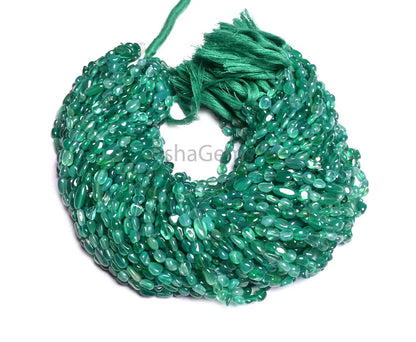 Beautiful Green onyx Shaded Smooth Nuggets Tiny Beads,5-9 mm Green Onyx Nugget Shape Plain Handmade Loose Onyx Gemstone Beads jewelry SALE (AG 22296)