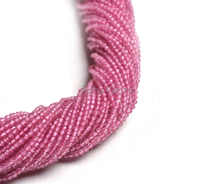 AAA Natural Topaz Pink Coated Micro Cut Faceted Rondelle Beads, Topaz Machine Cut Gemstone Beads, Topaz Pink Coated Beads Jewelry Craft SALE