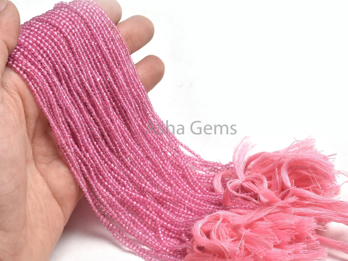 AAA Natural Topaz Pink Coated Micro Cut Faceted Rondelle Beads, Topaz Machine Cut Gemstone Beads, Topaz Pink Coated Beads Jewelry Craft SALE