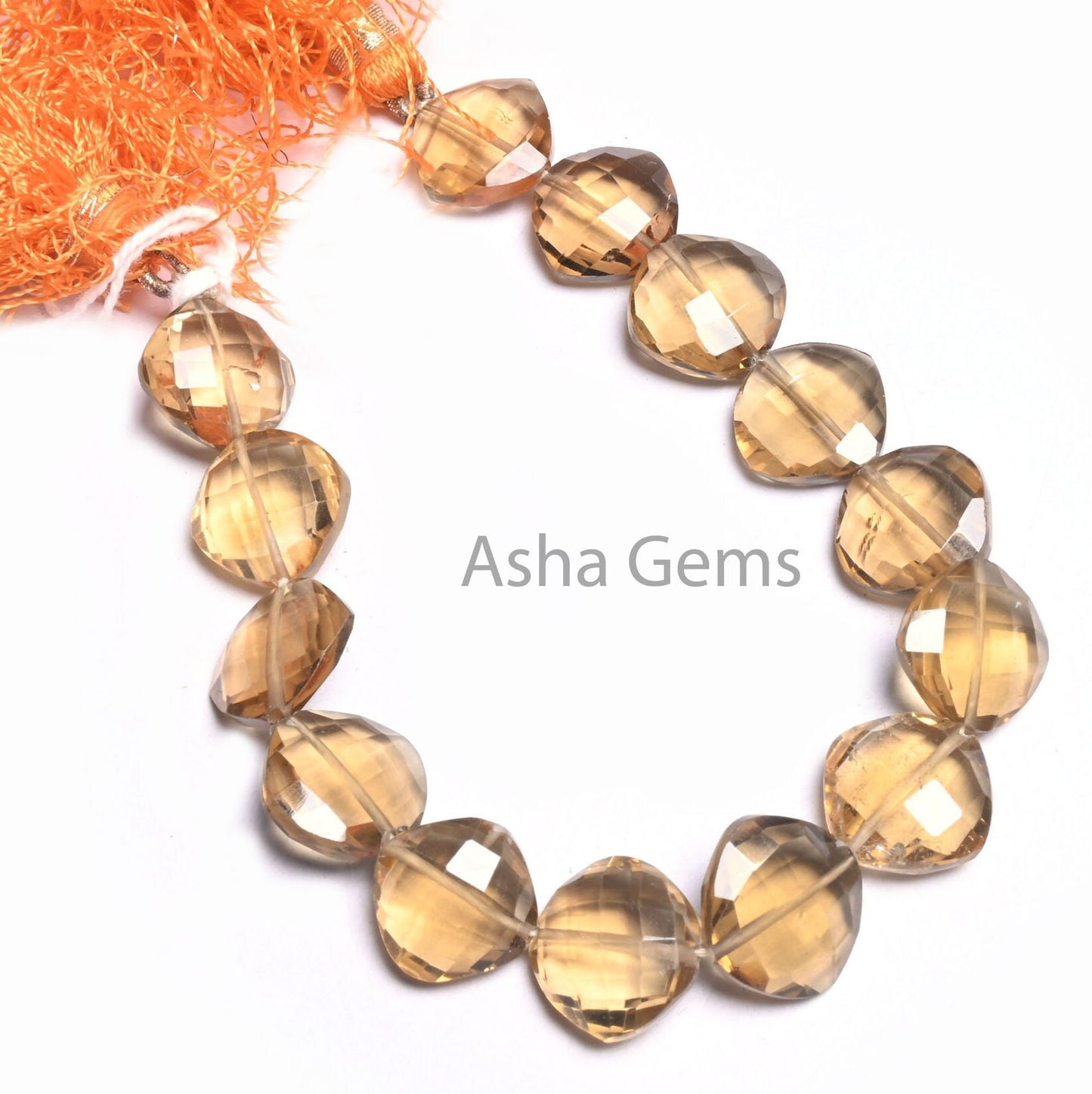 Fine Bear Quartz Faceted Cushion Shape Beads,12 mm Natural Bear Quartz Straight Drill Fancy Cushion Briolette Gemstone Loose Beads Jewelry (AG 18543 )