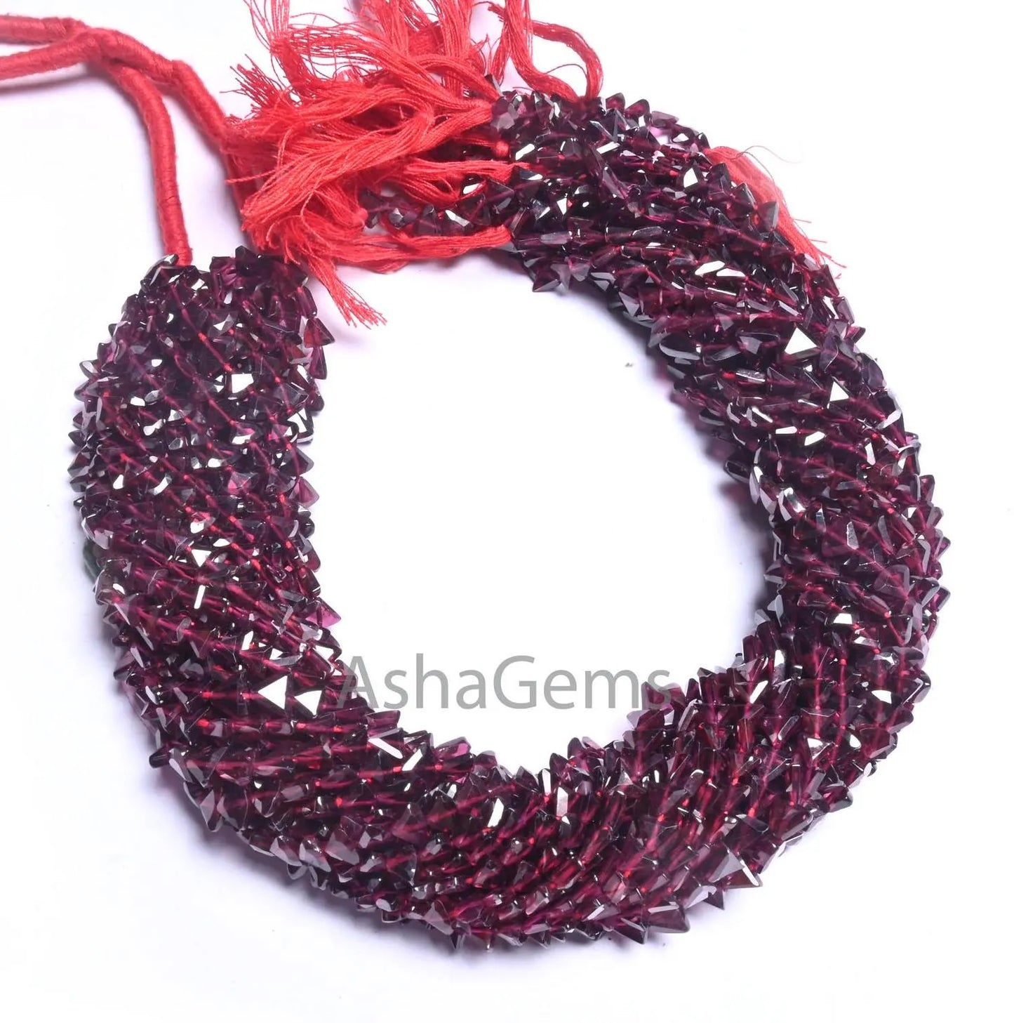 Beautiful Red Garnet Fancy Kite Shape Gemstone Loose Beads, Fine Natural Garnet Flat Kite Tiny Briolette Straight Drill Beads Jewelry SALE(AG 18713)