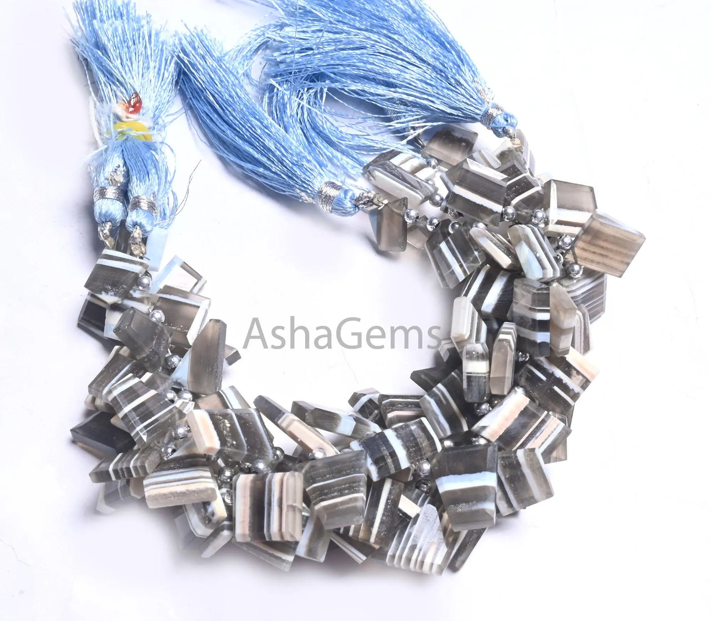 Fine Quality Boulder Opal Fancy Flat Nugget faceted Beads,8" Boulder Opal Uneven Slice Shape Flat Table cut Side Drill Gemstone Bead Jewelry (AG   18678)