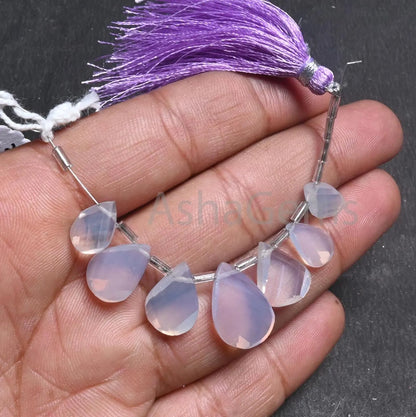 Fine Quality Lavender Quartz Twisted Pear Shape faceted Beads, Natural Purple Lavender Quartz Fancy Briolette Gemstone Beads Jewelry Crafts (AG 18635)