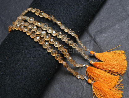Beautiful Citrine Quartz Faceted Heart Uneven Shape Handmade Beads, Natural Yellow Citrine Indian Cut Heart Straight Drill Bead Jewelry SALE(AG 18822)