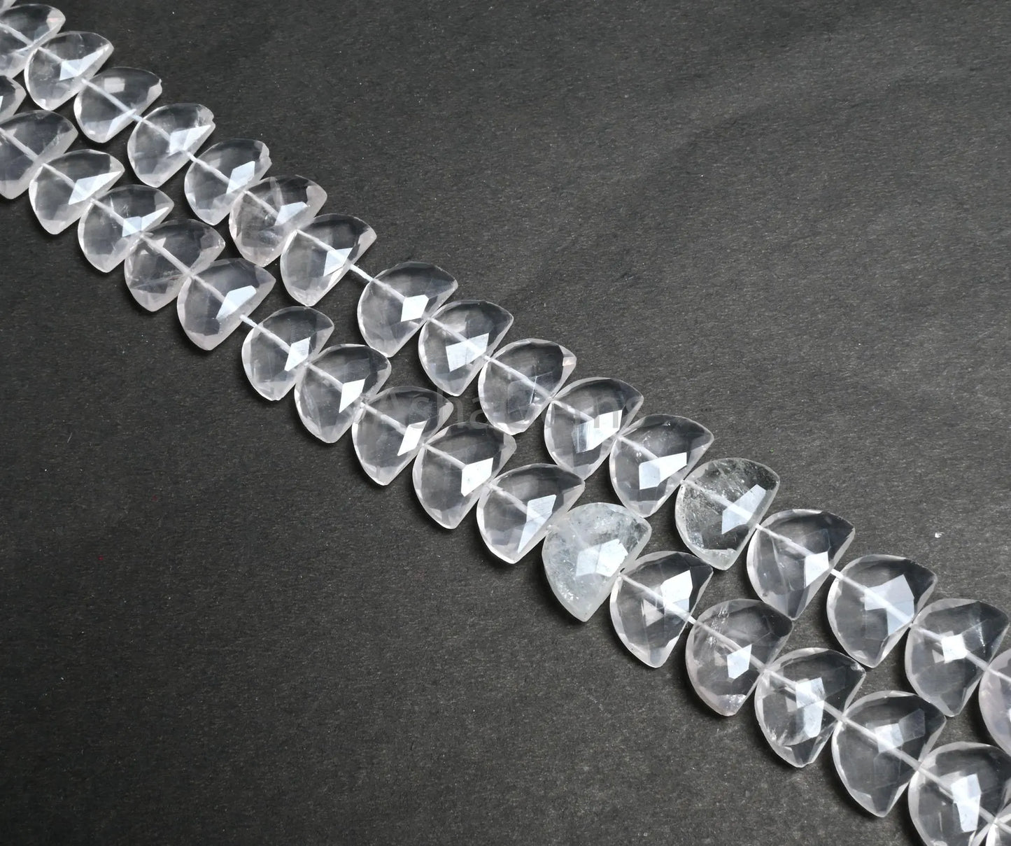 Beautiful Rose Quartz Fancy D Shape Gemstone Loose Beads,8-12 mm natural Light Pink Rose Quartz Fancy Briolette Half Moon Bead Jewelry Craft(AG 18688)
