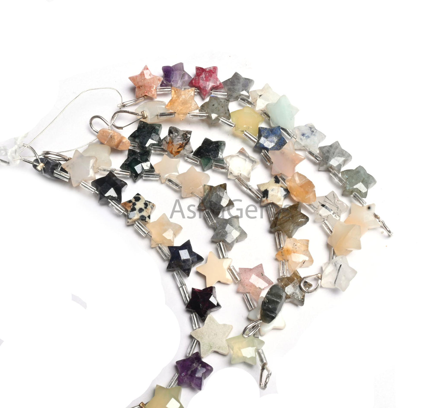 Beautiful Multi Color Gemstone fancy Star Shape Beads, Multi Disco Carved Briolette Star Beads Mix Gemstone Carving Fancy Beads Jewelry SALE (AG 18862)