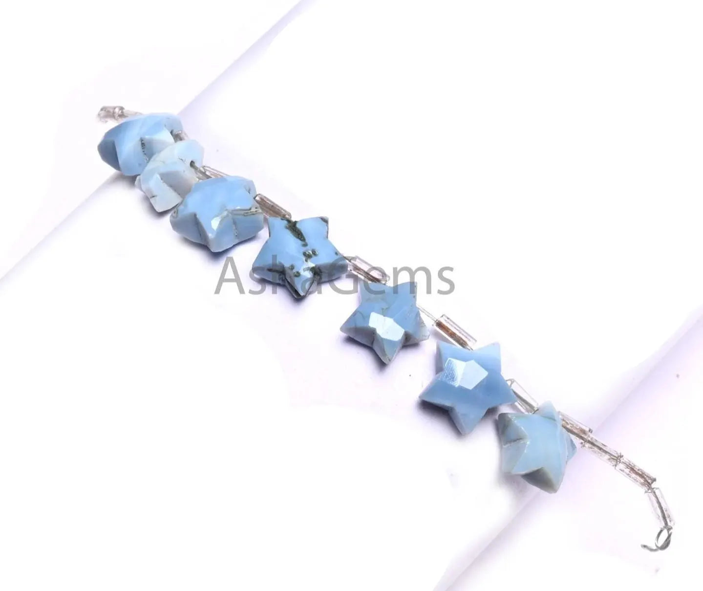 Blue Oregon opal Carving Star Shape faceted Beads,8.5-10.5 mm Pigeon blue Opal Carved Fancy Side Drill Star gemstone Blue Opal Beads Jewelry(AG 18879)