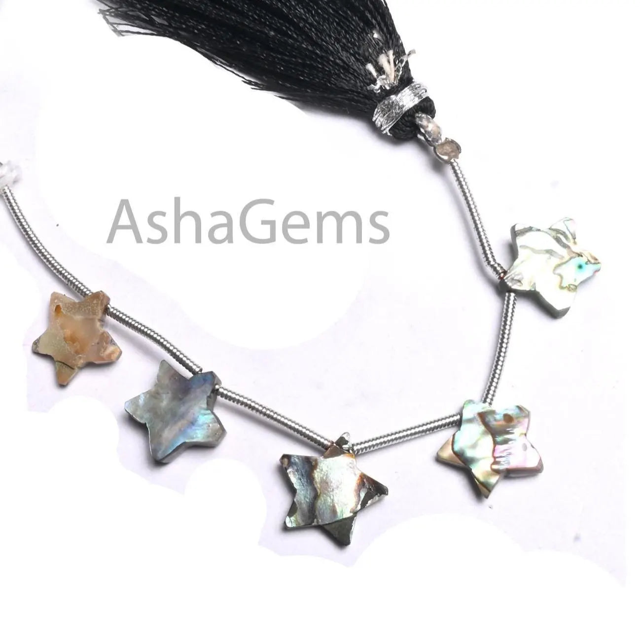 Amazing Abalone Shell Pearl quartz Doublet Fancy Star Carving Beads,10 mm Abalone Doublet Crystal Smooth Carving Star Gemstone Beads Jewelry (AG 18882)