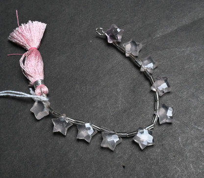 Fine Pink Rose quartz Star Shape Carving Gemstone Beads,10mm Light Pink Quartz Fancy Star Carved Rose Quartz Beads Jewelry Making Craft SALE (AG 18883)