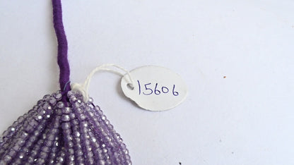 AAA Quality Light Purple Zircon Machine Cut Rondelle Beads,3.2 mm Purple Blue Cubic zircon Micro Faceted Rondelle Beads Jewelry making Craft